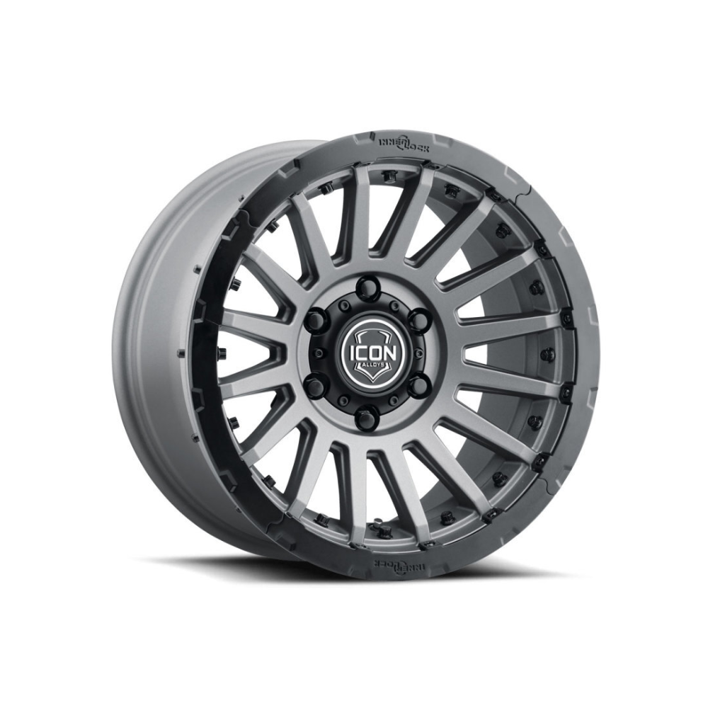 ICON RECON PRO Charcoal 4X4|17X8.5 6/139.7, Offset +25, Centre bore 106.1, Load Rating 1451 kg
