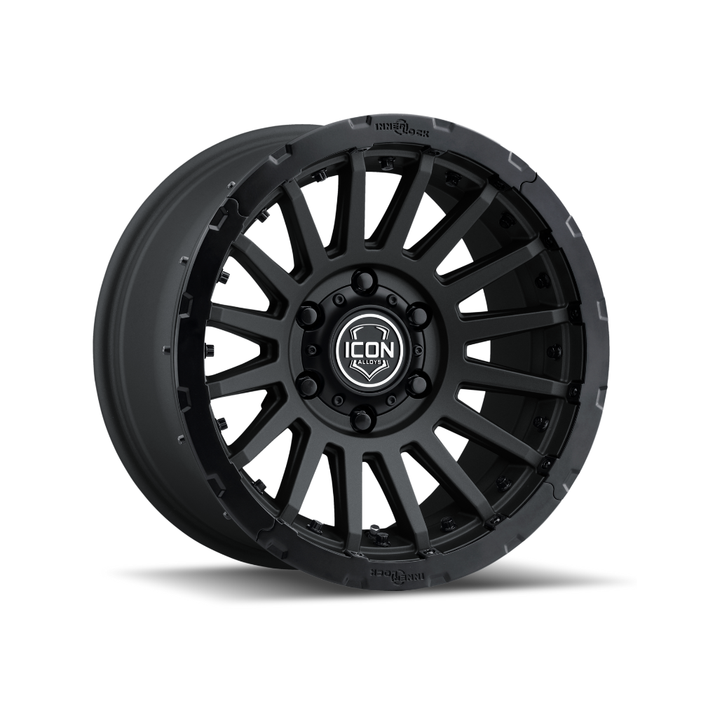ICON Recon PRO Satin Black|17X8.5 6/139.7, Offset +25, Centre bore 106.1, Load Rating 1451 kg