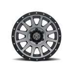 ICON COMPRESSION Titanium 4X4|17X8.5 6/139.7, Offset +20, Centre bore 110, Load Rating 1247 kg