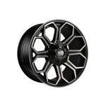 KING OFFROAD REPLAY GLOSS BLACK/DARK TINT FACE 4x4|17X9 6/114.3, Offset +35, Centre bore 66.1, Load Rating 1200 kg