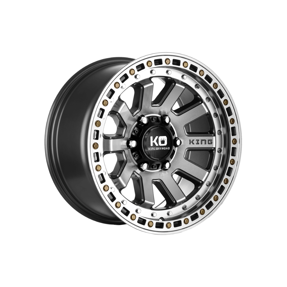 KING OFFROAD SNATCH LIGHT GUNMETAL|17X9 5/150, Offset +40, Centre bore 110.5, Load Rating 1600 kg