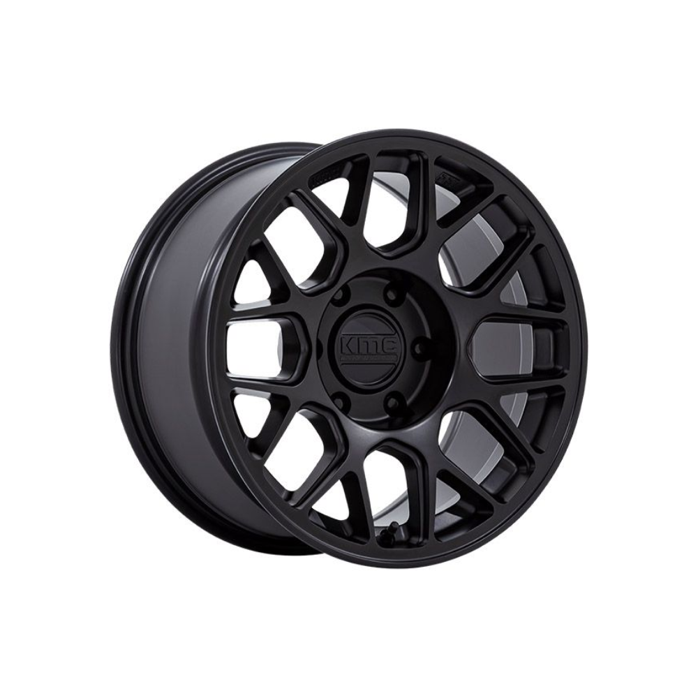 KMC HATCHET MATTE BLACK|17X8.5 6/135, Offset +25, Centre bore 87, Load Rating 1202 kg