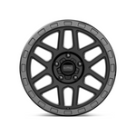 KMC KM544 MESA Satin Black With Gloss Black Lip 4x4|17X9 5/150, Offset -12, Centre bore 110.5, Load Rating 1651 kg