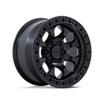 KMC KM550 RIOT MACHINED WITH SATIN BLACK LIP 4x4|17X8.5 6/139.7, Offset +10, Centre bore 106.1, Load Rating 1133 kg