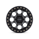 KMC KM550 RIOT ANTHRACITE WITH SATIN BLACK LIP 4x4|18X9 5/127, Offset +18, Centre bore 71.5, Load Rating 1133 kg