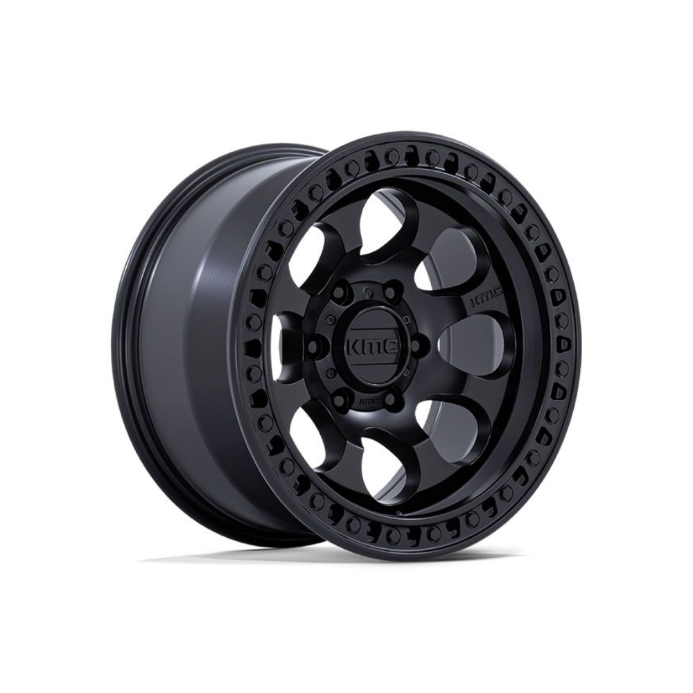 KMC KM550 RIOT SBL Satin Black|17X8.5 6/139.7, Offset +10, Centre bore 106.1, Load Rating 1133 kg