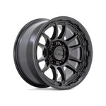 KMC KM727 WRATH SATIN BLACK 4x4|17X8.5 6/139.7, Offset +0, Centre bore 106.1, Load Rating 1133 kg