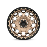 KMC XD SERIES KM545 TREK MATTE BRONZE BLACK LIP 4x4|17X9 6/139.7, Offset +0, Centre bore 106.1, Load Rating 1133 kg