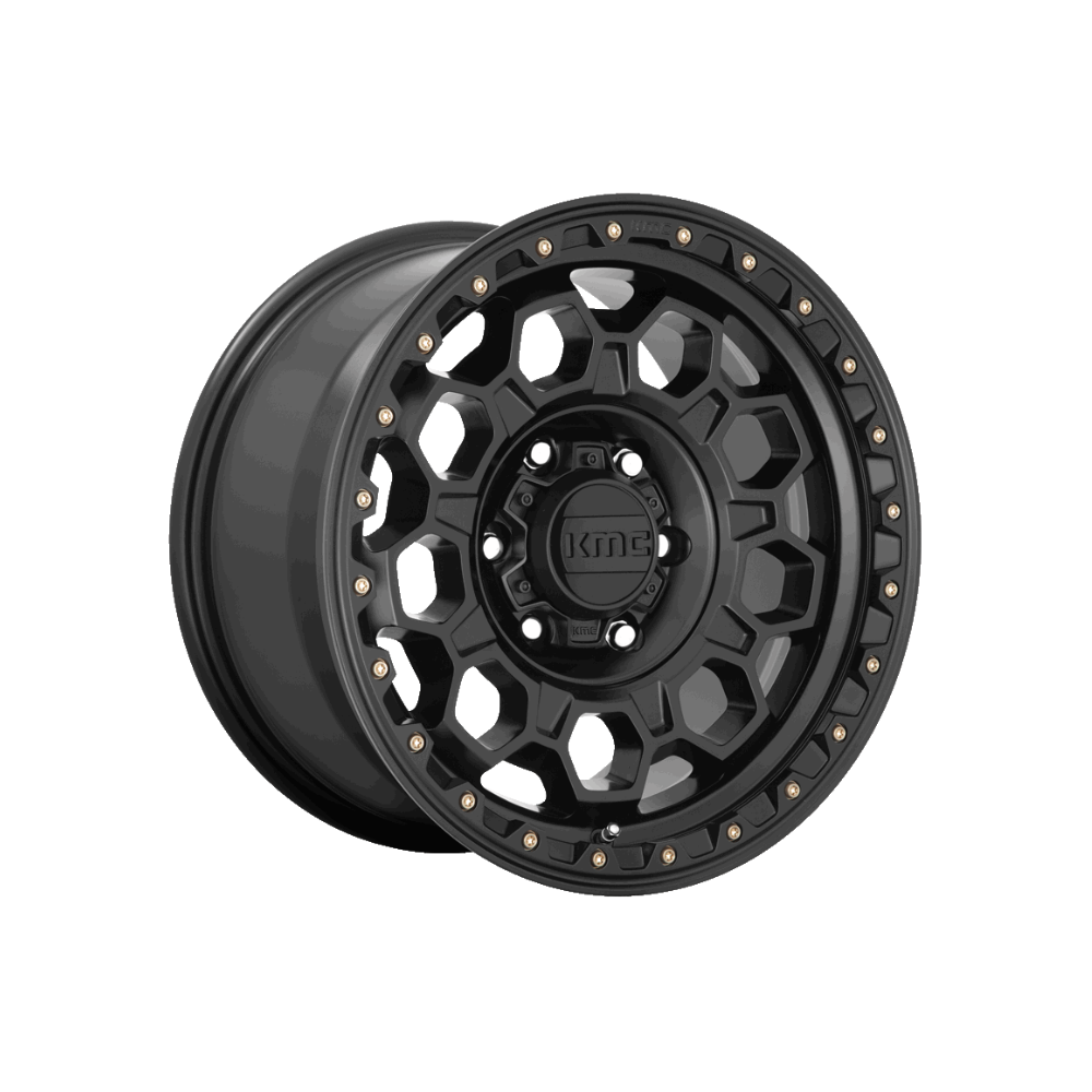 KMC XD SERIES KM545 TREK Satin Black 4x4|17X8 6/139.7, Offset +20, Centre bore 106.1, Load Rating 1136 kg