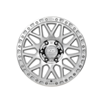 KING OFFROAD STIGMA SILVER MACHINED|17X9 6/139.7, Offset +18, Centre bore 108.2, Load Rating 1500 kg