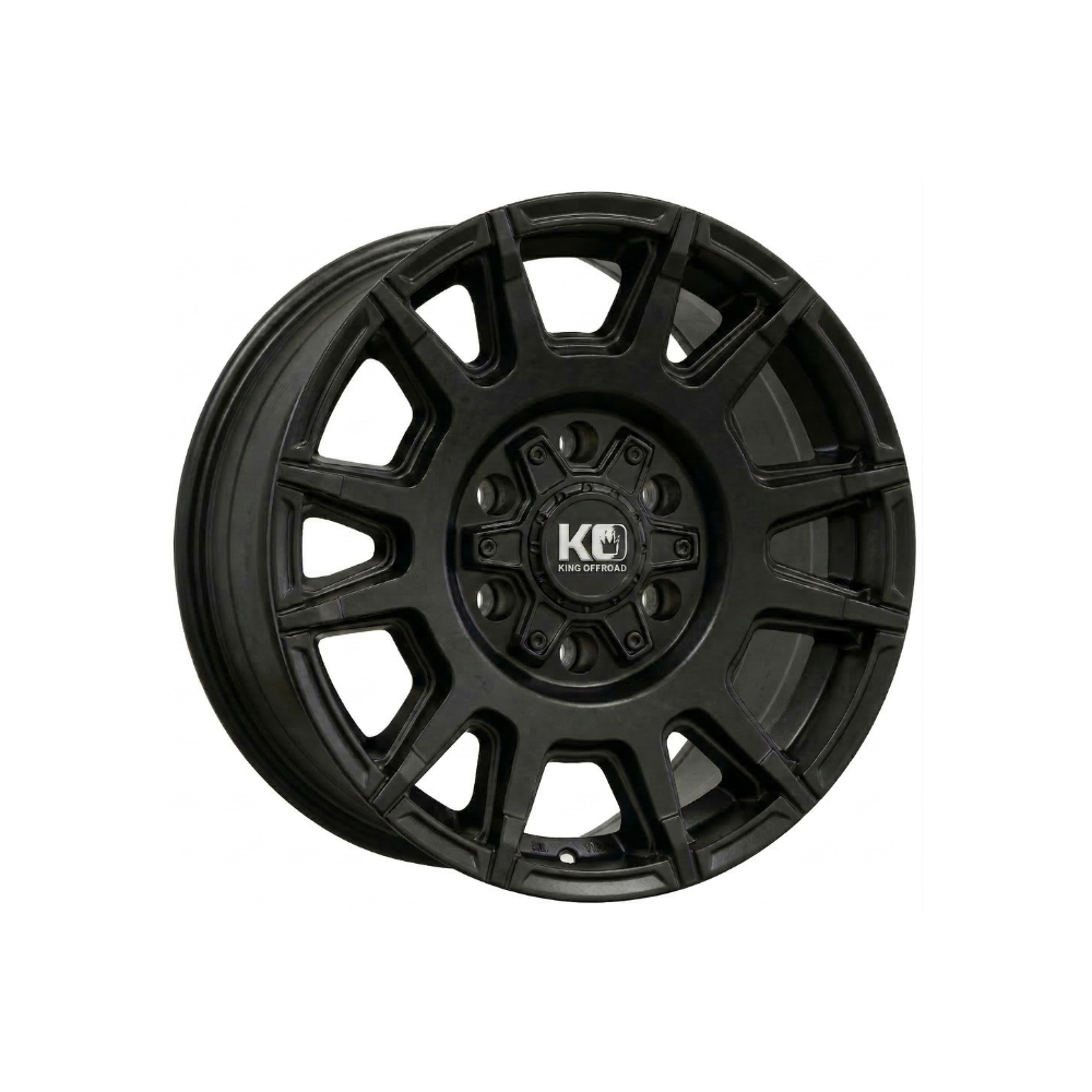 KING OFFROAD TREKKA Satin Black|17X8 10/114.3-120, Offset +35, Centre bore 73.1, Load Rating 1500 kg