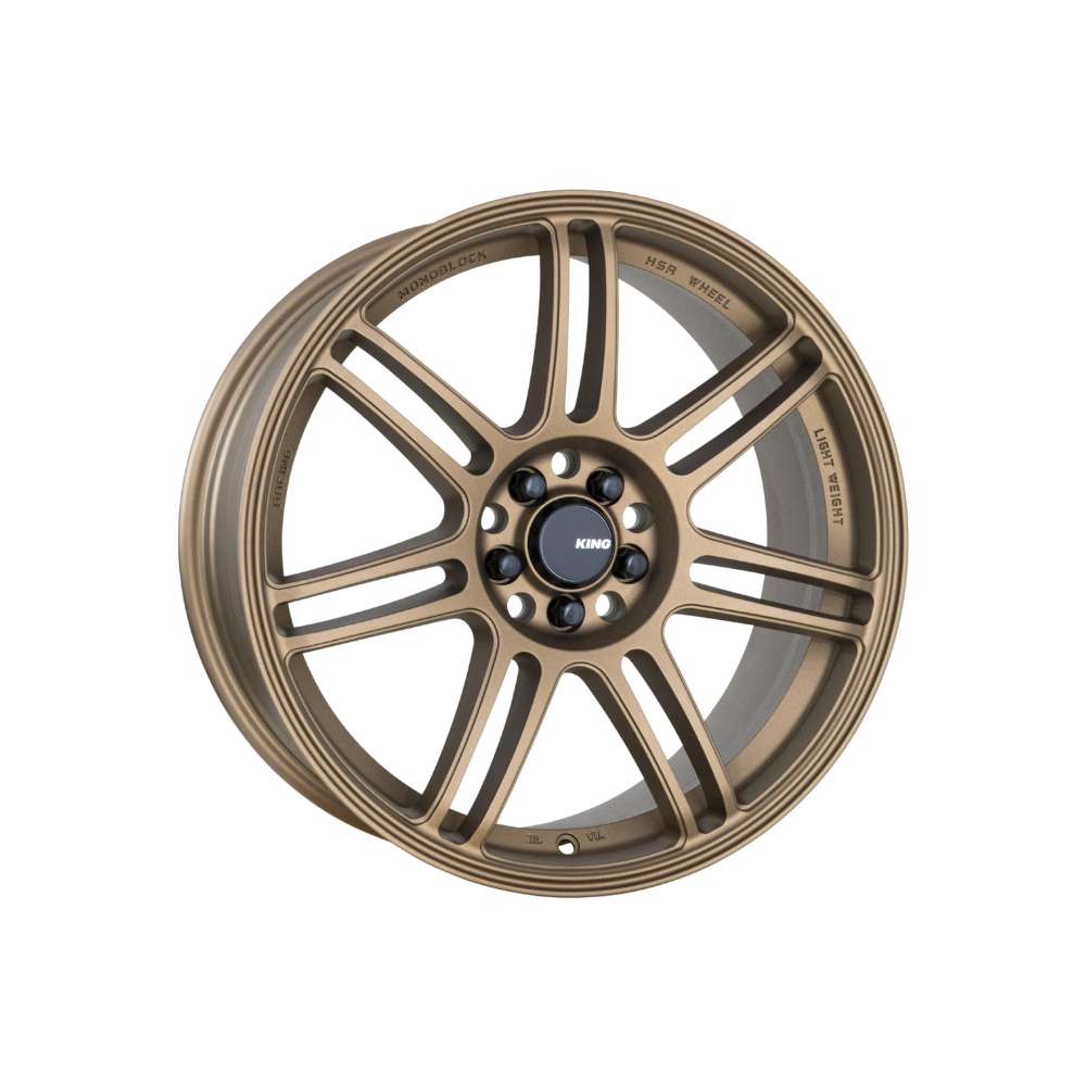 KING WHEELS THRUST Satin Bronze|18X8 10/100-114.3, Offset +40, Centre bore 73.1, Load Rating 690 kg