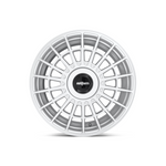ROTIFORM 1PC R143 LAS-R GLOSS SILVER Passenger|19X8.5 10/100-112, Offset +45, Centre bore 66.6, Load Rating 725 kg