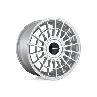 ROTIFORM 1PC R143 LAS-R GLOSS SILVER Passenger|18X8.5 10/100-114.3, Offset +35, Centre bore 70.1, Load Rating 726 kg