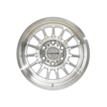 MONSTER GENERAL SILVER MACHINED|17X8.5 6/139.7, Offset +40, Centre bore 106.1, Load Rating 1500 kg