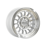 MONSTER GENERAL SILVER MACHINED|17X8.5 6/139.7, Offset +40, Centre bore 106.1, Load Rating 1500 kg