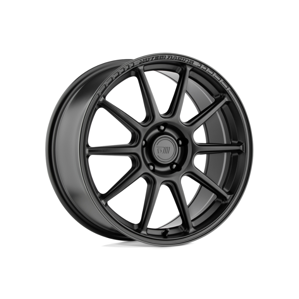MOTEGI MR140 Satin Black Passenger/SUV|18X8.5 5/108, Offset +45, Centre bore 72.6, Load Rating 581 kg