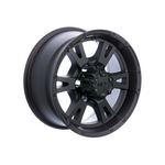 MPC Hawk Large Cap Matte Black 4X4|16X8 6/139.7, Offset +0, Centre bore 110, Load Rating 1450 kg