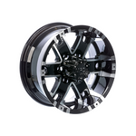 MPC KURUPT Gloss Black 4x4|16X7.5 6/139.7, Offset +0, Centre bore 110, Load Rating 1450 kg