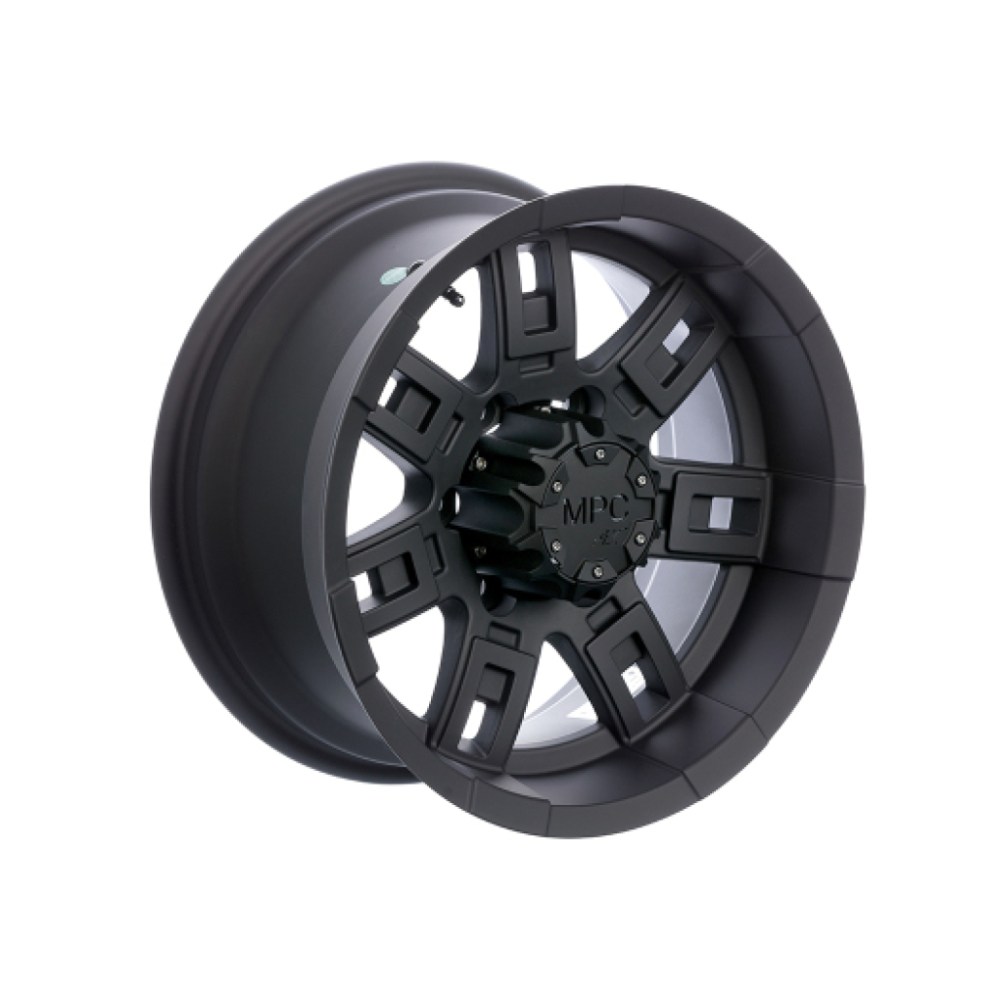 MPC MAINLINE Matte Black|16X8 6/139.7, Offset +0, Centre bore 110.1, Load Rating 1450 kg