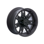 MPC MAINLINE Matte Black 4X4|15X6.5 6/139.7, Offset +0, Centre bore 110, Load Rating 1250 kg