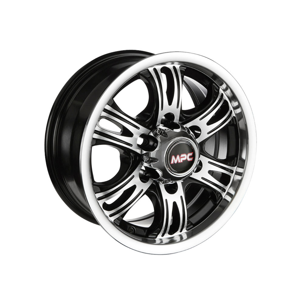MPC REVENGE 5 Gloss Black Machined|15X7 5/114.3, Offset +0, Centre bore 80.1, Load Rating 1200 kg