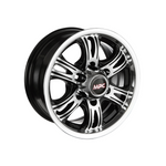 MPC REVENGE 5 Gloss Black Machined Passenger/SUV|15X7 5/114.3, Offset +0, Centre bore 80.1, Load Rating 1200 kg