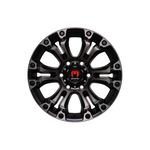 MONSTER SIEGE DARK TINT JET BLACK|18X9 6/139.7, Offset +25, Centre bore 106.1, Load Rating 1500 kg