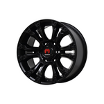 MONSTER SIEGE SATIN BLACK 4x4|17X8.5 6/139.7, Offset +30, Centre bore 106.1, Load Rating 1500 kg