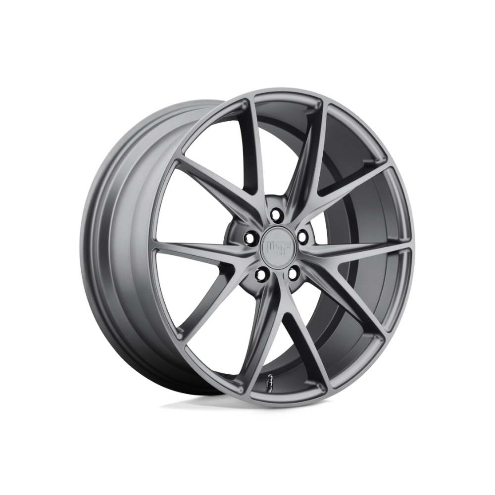 NICHE 1PC M116 MISANO MATTE GUN METAL Passenger|19X8.5 5/112, Offset +42, Centre bore 66.56, Load Rating 727 kg