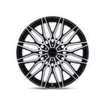 NICHE 1PC NC277 CALABRIA 5 GLOSS BLACK MACHINED Passenger|20X9 5/114.3, Offset +35, Centre bore 72.56, Load Rating 816 kg