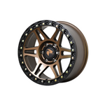 PDW WHEELS BEAST Bronze Centre Black Lip|17X9 5/150, Offset -12, Centre bore 110.2, Load Rating 1600 kg