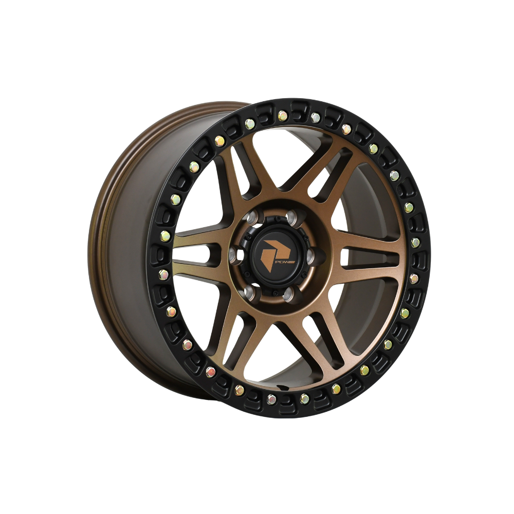 PDW WHEELS BEAST Bronze Centre Black Lip|18X8.5 6/139.7, Offset +18, Centre bore 106.1, Load Rating 1600 kg