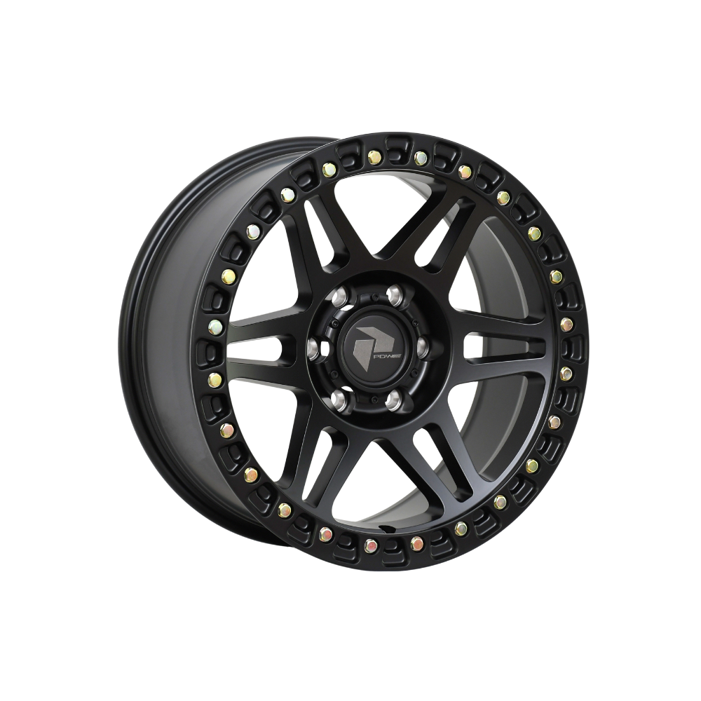 PDW WHEELS BEAST TOUGH BLACK|18X8.5 6/139.7, Offset +18, Centre bore 106.1, Load Rating 1600 kg