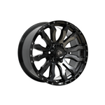 PDW WHEELS BLIZZARD DARK TINT JET BLACK 4x4|18X9 6/139.7, Offset +20, Centre bore 106.1, Load Rating 1250 kg