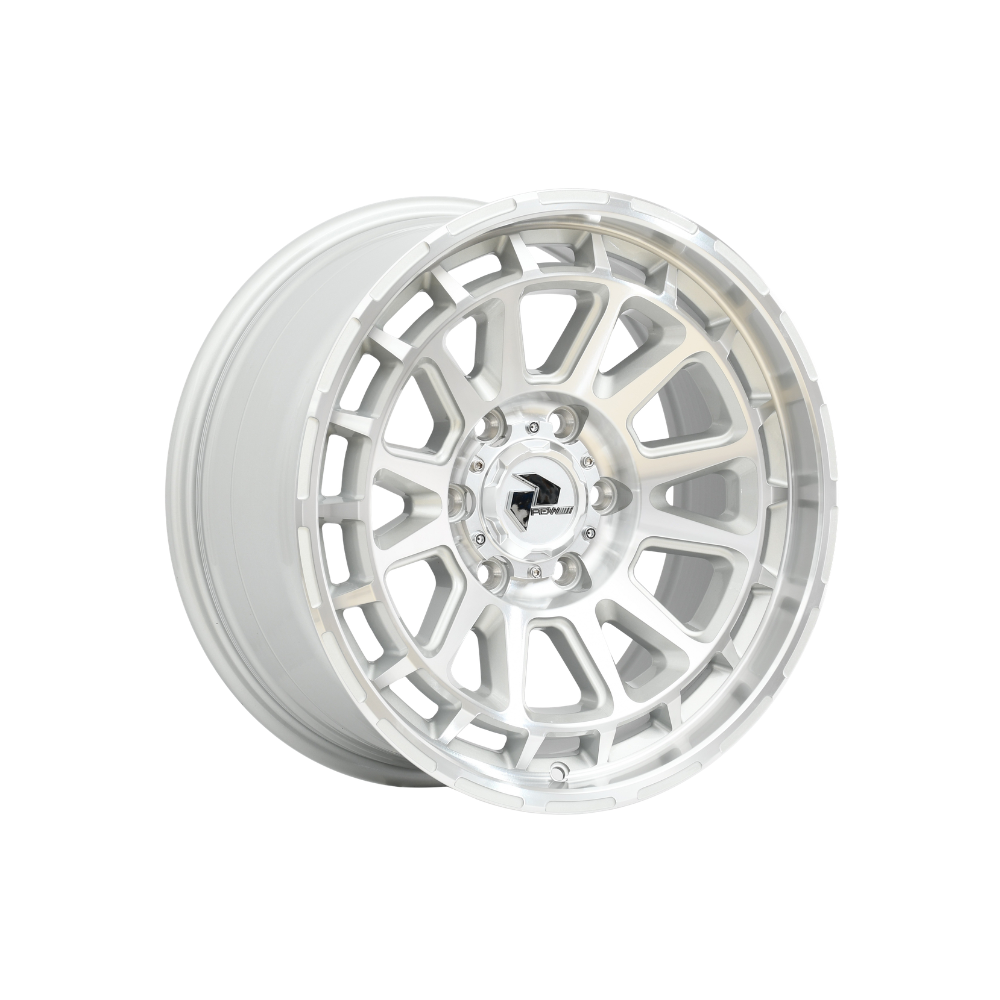 PDW WHEELS BRUTAL Silver Machined|17X8.5 6/114.3, Offset +30, Centre bore 66.1, Load Rating 1500 kg