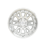 PDW WHEELS BRUTAL Silver Machined|17X8.5 6/114.3, Offset +30, Centre bore 66.1, Load Rating 1500 kg