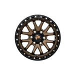 PDW WHEELS DOMINATOR Bronze Centre Black Lip|17X8.5 6/139.7, Offset +40, Centre bore 106.1, Load Rating 1500 kg