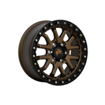 PDW WHEELS DOMINATOR Bronze Centre Black Lip 4x4|17X8.5 6/139.7, Offset +20, Centre bore 106.1, Load Rating 1500 kg