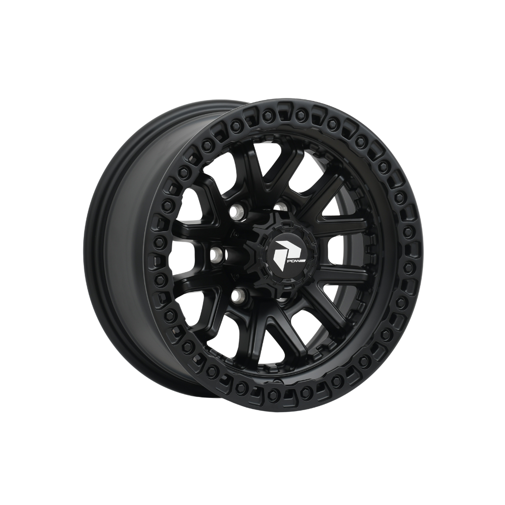 PDW WHEELS TRW DOMINATOR SATIN BLACK 4X4|16X7.5 6/139.7, Offset +0, Centre bore 110.2, Load Rating 1650 kg