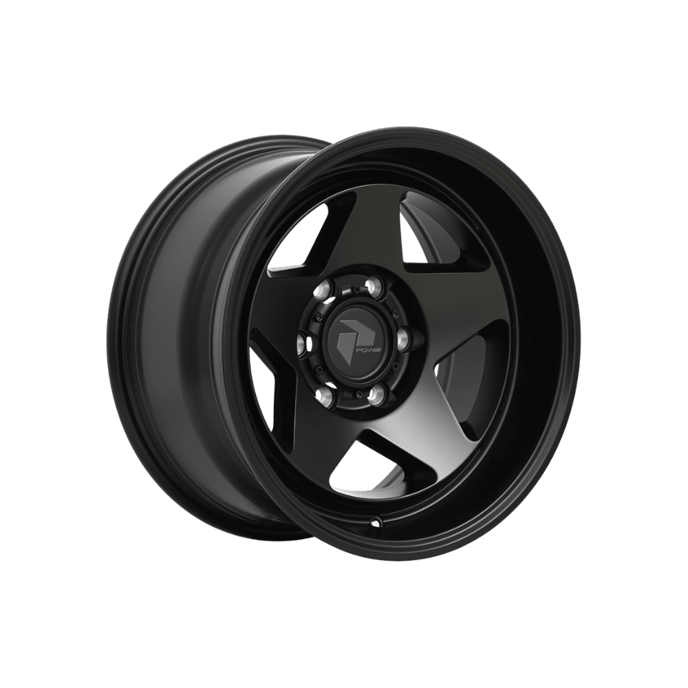 PDW WHEELS ROCKCRUSH Tough Black|17X9 5/150, Offset -12, Centre bore 110.2, Load Rating 1500 kg