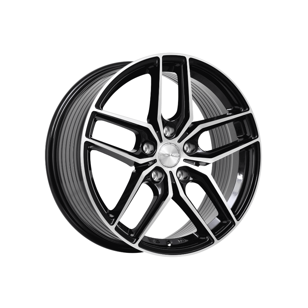PDW WHEELS ROTARY BLACK/MACHINED Passenger|16X7 5/114.3, Offset +40, Centre bore 73.1, Load Rating 816 kg