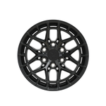 PDW WHEELS TREMOR Satin Black|17X9 6/139.7, Offset +12, Centre bore 106.1, Load Rating 1500 kg
