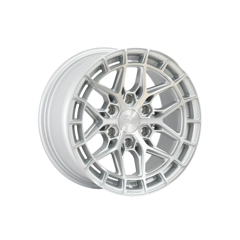 PDW WHEELS TREMOR Silver Machined|17X8.5 6/139.7, Offset +20, Centre bore 106.1, Load Rating 1500 kg