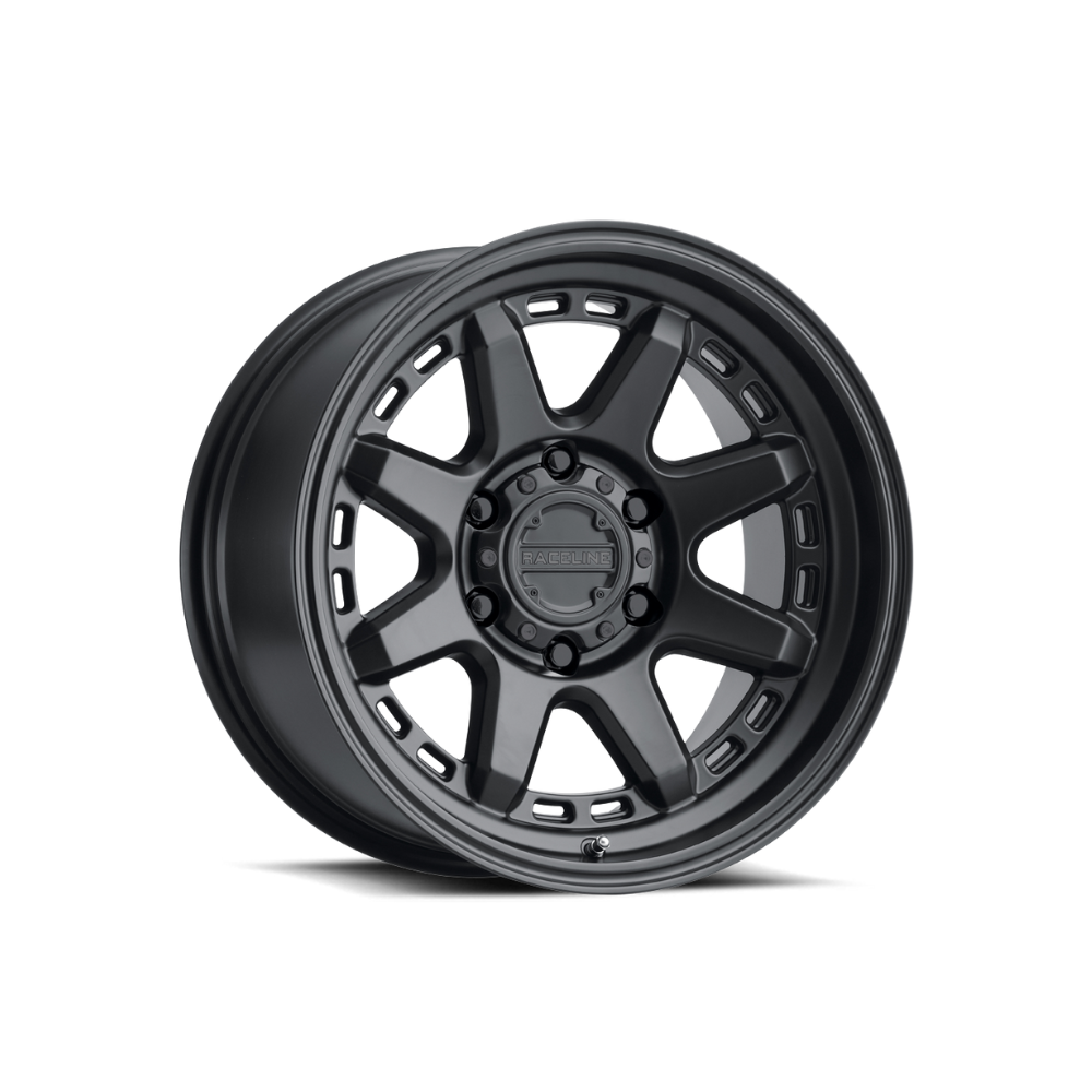RACELINE SCOUT Satin Black 4x4|17X7.5 6/130, Offset +50, Centre bore 84.1, Load Rating 1655 kg