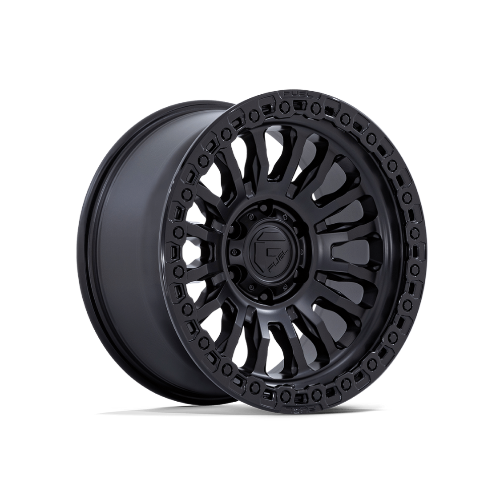 FUEL 1PC D857 RINCON MATTE BLACK GLOSS BLACK 4x4|17X9 6/139.7, Offset +1, Centre bore 106.1, Load Rating 1133 kg