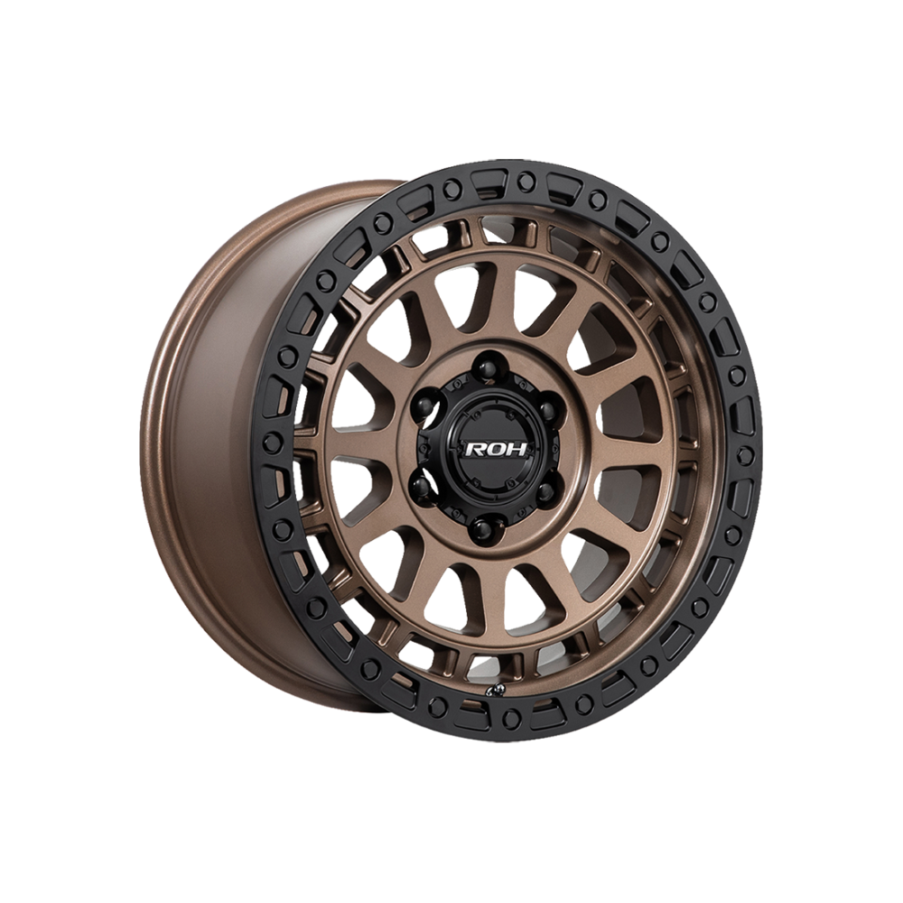 ROH WHEELS ASSAULT MATTE BLACK BRONZE 4X4|17X9 6/139.7, Offset +12, Centre bore 110.1, Load Rating 1500 kg