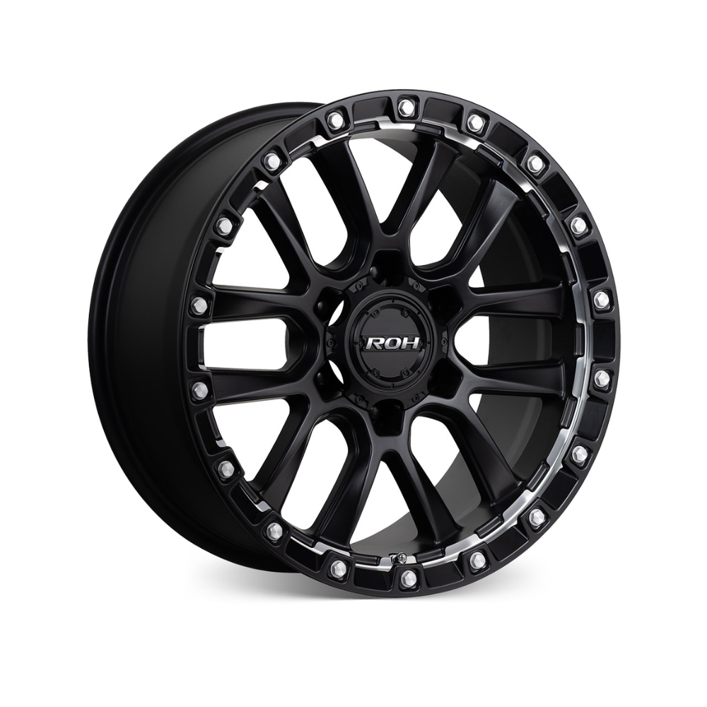 ROH WHEELS HAVOC MATTE BLACK 4x4|16X8 6/139.7, Offset +30, Centre bore 110, Load Rating 1250 kg