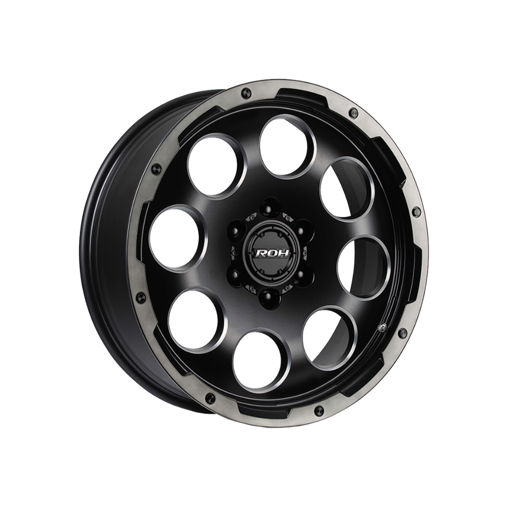 ROH WHEELS SNIPER MATTE BLACK GRAPHITE TINT MILLED 4x4|17X9 5/150, Offset +35, Centre bore 110, Load Rating 1500 kg