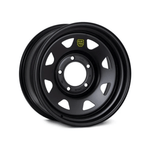 ROH WHEELS TRAK 2 BLACK 4x4|16X8 6/139.7, Offset +0, Centre bore 110, Load Rating 1050 kg